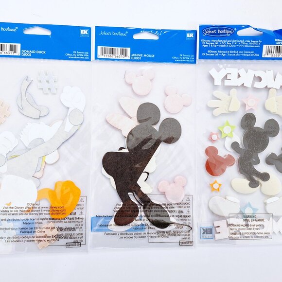 Mickey and Friends - 3-Dimensional Stickers - Disney NWT! - Picture 2 of 6